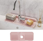 WAFT YEARN 14X5 Inch Silicone Durable Faucet Mat Kitchen Sink Splash Guard by WAFTYEARN