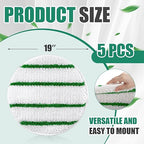 Tioncy 5 Pcs 19 Inches Synthetic Carpet Bonnet Scrubber Brush Carpet Bonnets - Image 2