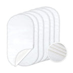 TILLYOU Waterproof Changing Pad Liners 6 Pack, 100% Cotton Reusable Cloth by TILLYOU