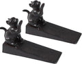 Notakia Cat Door Stopper Heavy Duty Rustic Cast Iron Cute Door Stopper by Notakia