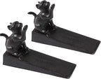 Notakia Cat Door Stopper Heavy Duty Rustic Cast Iron Cute Door Stopper by Notakia