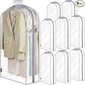 BALEINE 40'' Clear Garment Bags, 10.5'' Wide PEVA Suit Bag by BALEINE