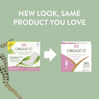 Organyc 100% Certified Organic Cotton Inside and Out Folded Panty Liner - Image 2