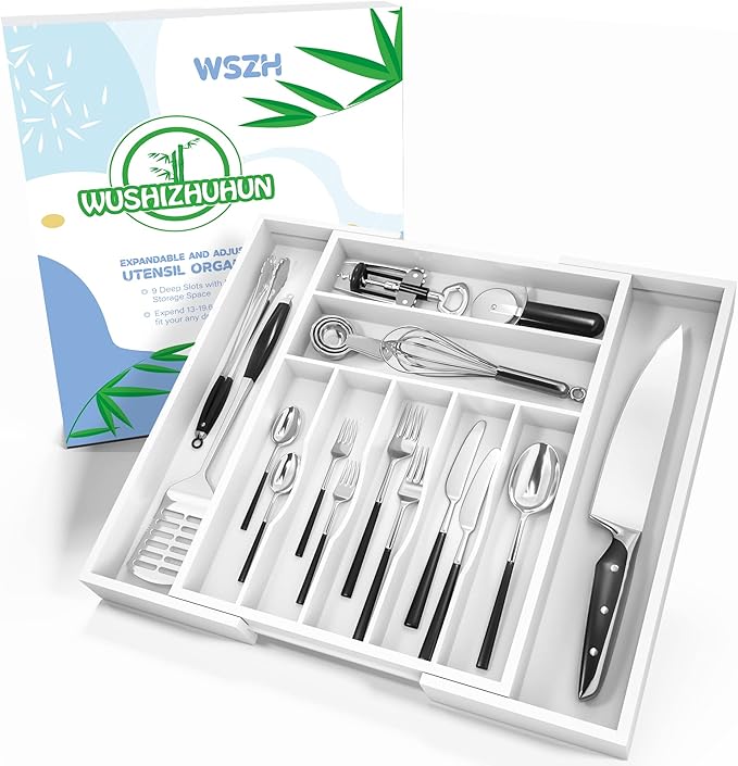 Utensil Organizer Silverware Drawer Organizer - Image 7