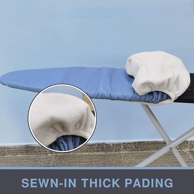 Ironing Board Cover and Pad, Standard Size 15x54, Thick Padding, Elastic Edge - Image 5