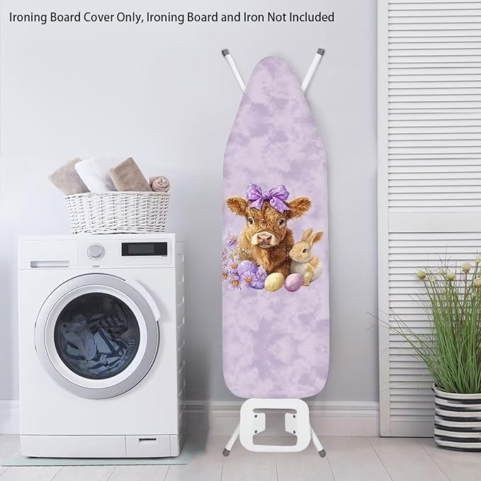Yak and Easter Egg Bunny Ironing Board Cover and Pad - Image 3