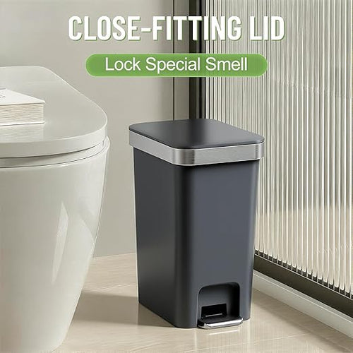 2 Pack Bathroom Garbage Can - Image 2