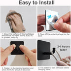 Bathroom Towel Hooks Drill Free Adhesive Hooks - Image 6
