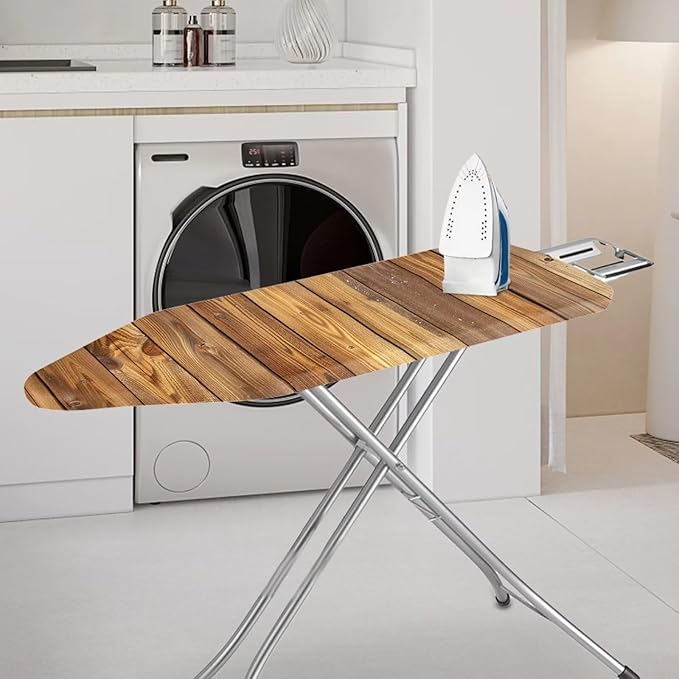 Ironing Board Cover, 3D Wood Print Ironing Board Pad Cover Protector Resists - Image 2