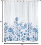 Izod - Shower Curtain, Twill Fabric Curtain, Floral Bathroom Decor, Dorm Room - Image 4