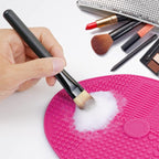 Makeup Brush Cleaner Mat Silicone Brush Cleaning Mat Big Size Make Up Brush - Image 4