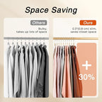 HOUSE DAY Slim Wooden Hangers 10 Pack, Solid Wood Hanger - Image 3