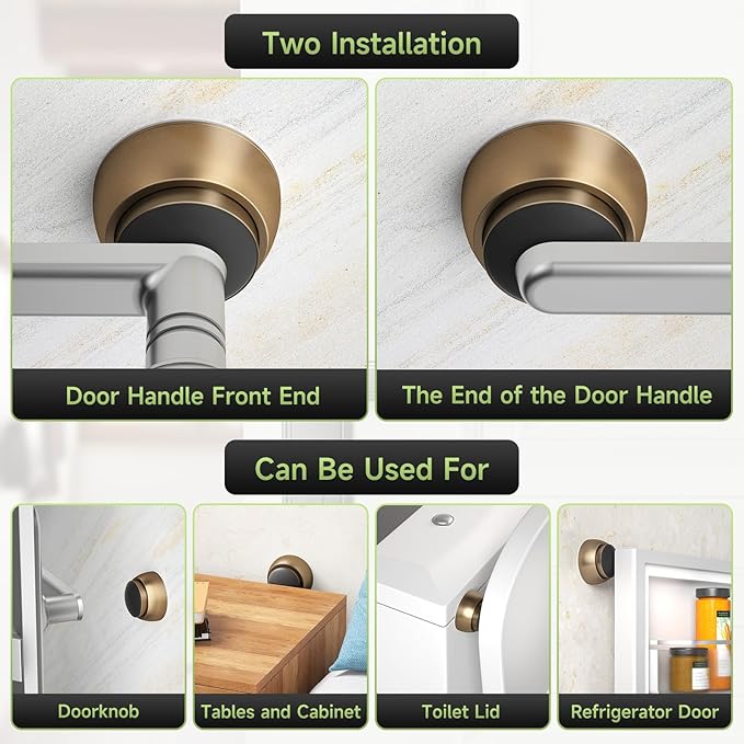 4PC Door Stopper Wall Protector - Image 6