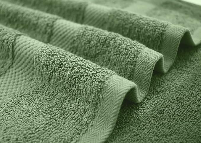 DAN RIVER Bath Towels Set of 4, 27 x 54 Inches, 100% Cotton, Larger & Lighter - Image 6