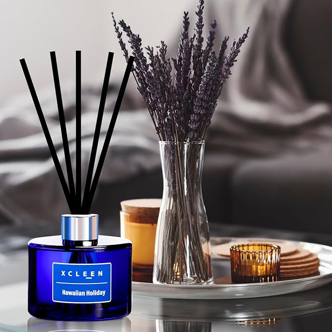 Reed Diffuser Set, 6.7 Oz Hawaiian Holiday Scented Reed Diffuser, Home - Image 7