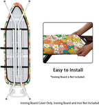 Hippie Flower Ironing Board Cover Christmas Full Size Scorch Resistant Padding - Image 4