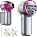 Fabric Shaver with Lint Brush, Large Lint Shaver with Digital Display, 3-Speeds by Fabricshaver