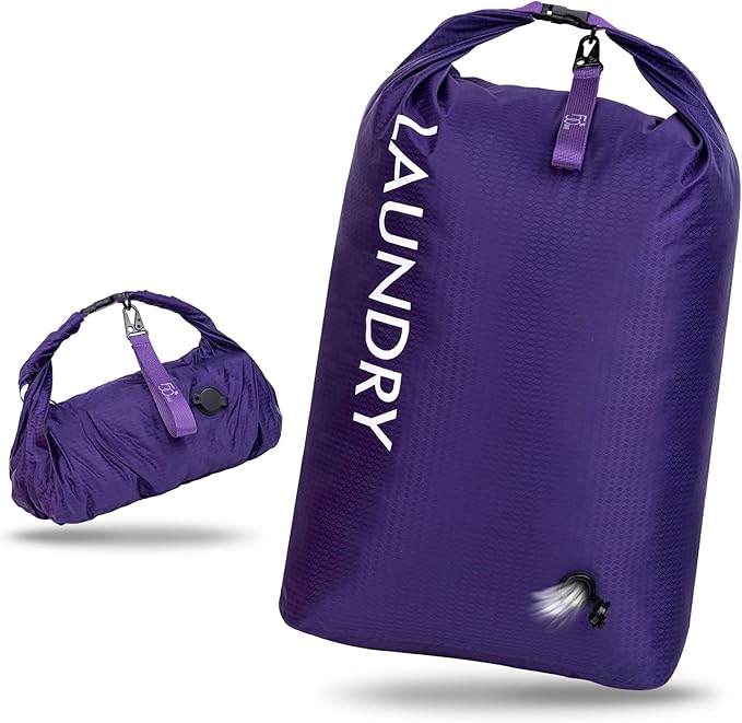 Travel Laundry Bag, Vacuum Compression Dirty Clothes Travel Bag, Waterproof by CANBOX