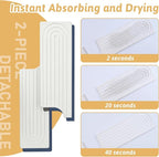 23.6" Faucet Mat for Kitchen Sink, Long Diatomite Fast Drying Stone Sink Tray - Image 5