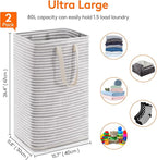 Lifewit 2 Pack Laundry Basket 80L Each - Image 3