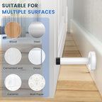 4 Pack Door Stops, 304 Stainless Steel Door Stoppers, Easy Installation - Image 8