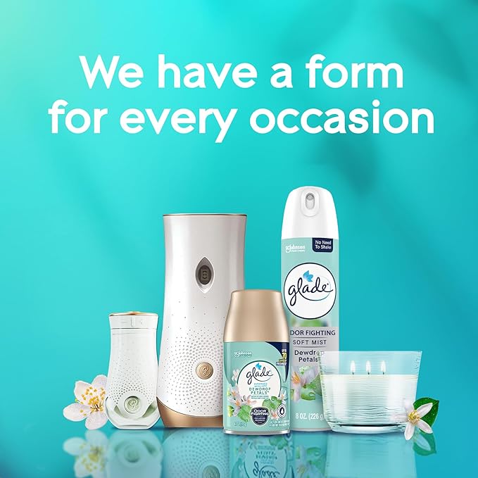Glade Automatic Spray Refill, Dewdrop Petals, Scented Air Freshener - Image 6