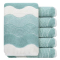 SINLAND Absorbent Coral Velvet Washcloth Ultra Soft Microfiber Face Towels 12 x by SINLAND