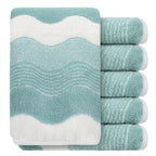 SINLAND Absorbent Coral Velvet Washcloth Ultra Soft Microfiber Face Towels 12 x by SINLAND