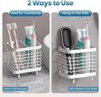 Luxspire Toothbrush Holders for Bathroom, Stainless Steel Electric Toothbrush - Image 2