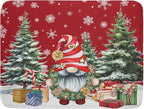Christmas Dish Drying Mat for Kitchen Counter, Merry Christmas Dish Drying Mat by Kawani