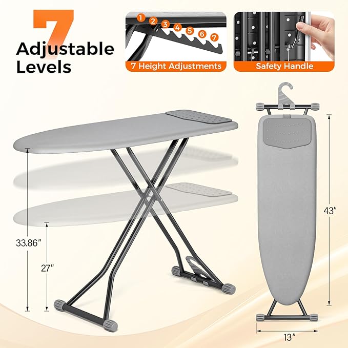APEXCHASER Ironing Board, Compact Iron Board - Image 2