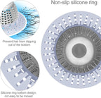 LEKEYE Shower Drain Hair Catcher/Bathtub Drain Cover/Drain Protector - Image 5
