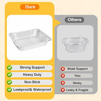 Gladify Aluminum Foil Pans 9x13 Disposable Baking Pans 30 Pack Heavy Duty Half - Image 3