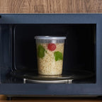 32oz Plastic Deli Containers, 24 Sets - Image 3