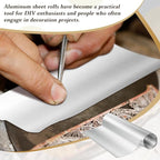 Yaocom 1 Roll Aluminum Metal Crafts DIY Foil 12 Inch x 40 ft x 0.1 mm Thick - Image 3