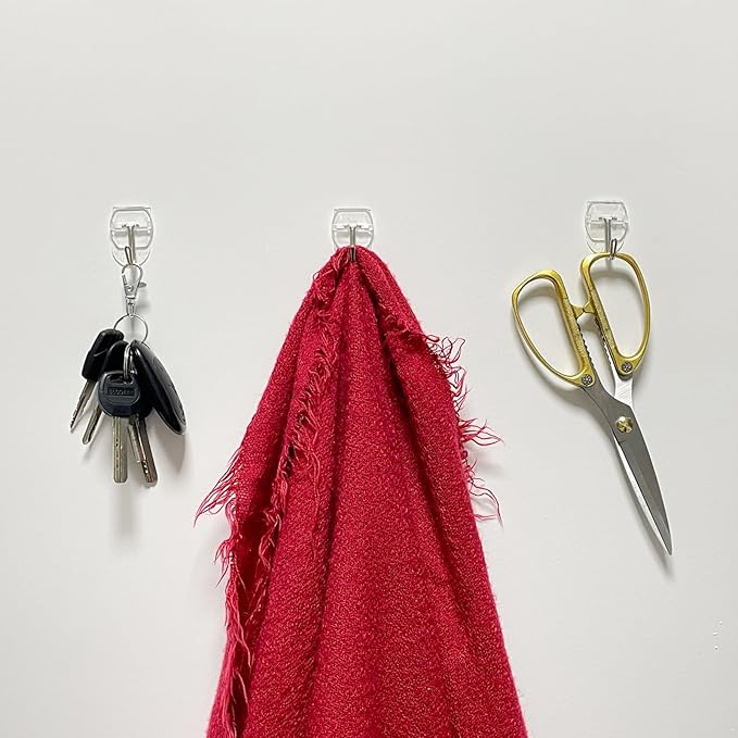 60 Hooks-70 Removable Strips, Damage Free Hanging Wall Hooks - Image 5