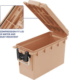 Sheffield 12627 Ammo Storage Box, Stackable .30 Cal Field Boxes, Water and Dust - Image 4