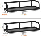 PUSDON Hanging Storage Baskets Organizer Wall Mount, Metal Wire Storage Bin Rack - Image 3