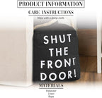 Pavilion Gift Company 72196 Shut The Front Door! Door Stopper, 5 x 6 - Image 2