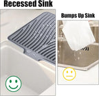 Silicone Dish Drying Mat for Kitchen Counter, Dish Drying Pad, Non-Slip Drain - Image 7