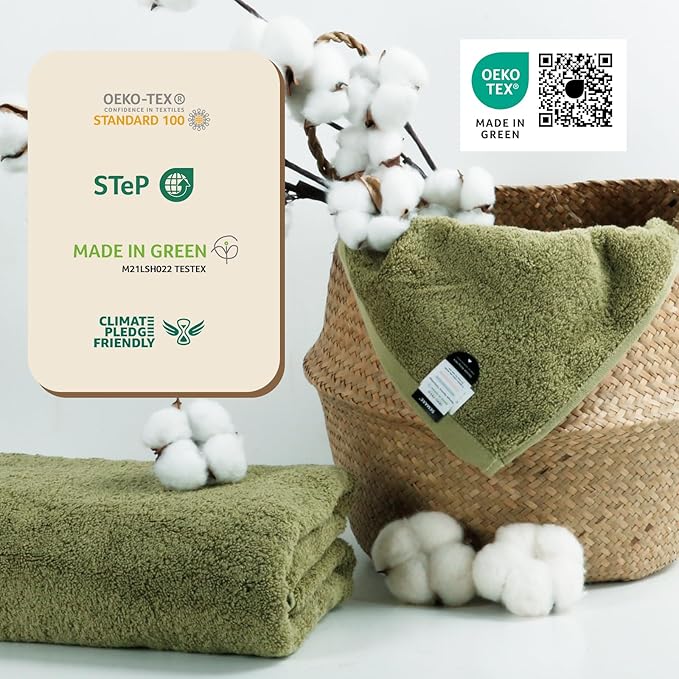 SEMAXE 4-Pack Luxury Bath Towels - Image 3
