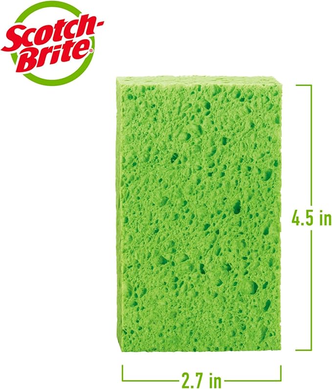 Scotch-Brite Multi-Purpose Kitchen Sponges, 16 Total, Highly Absorbent - Image 2