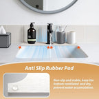 Kitchen Sink Faucet Mat, Diatomaceous Earth Quick Dry Sink Splashback Drying Mat - Image 5