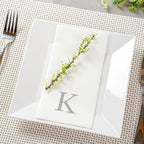 Luxenap 15.8 X 7.9 Inch Linen-Feel Guest Towels, 2000 Lettered Hand Towels - Image 3