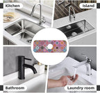 Boho Mandala Bohemian Floral Kitchen Sink Splash Guard Faucet Mat Super - Image 7
