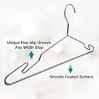 Heavy Duty Metal Hangers with Unique Hook Design Durable & Sturdy Coat Hangers - Image 3