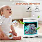 Small Bathroom Trash Can with Lid Soft Close, 6L / 1.6 Gallon Stainless Steel - Image 5