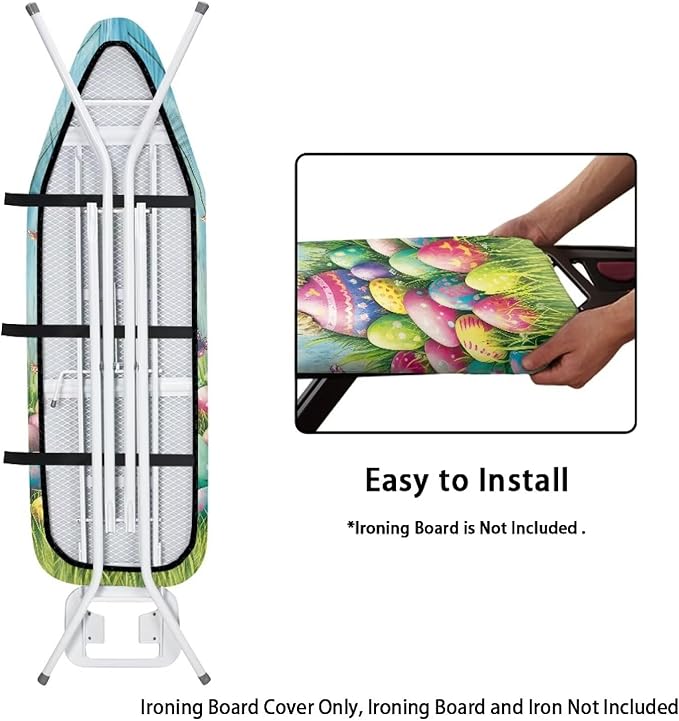 Butterfly and Easter Eggs Rabbit Iron Board Cover - Image 4
