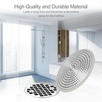 LEKEYE Shower Drain Hair Catcher | Strainer | Shower Stall Drain Cover | - Image 6
