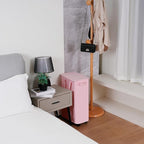 Slim Laundry Hamper with Lid and Wheels, Small Rolling Laundry Basket with - Image 2